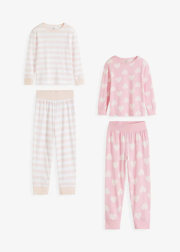 Bonprix Mix-and-Match: Mädchen Pyjama Im 4-tlg. Set - Kinder