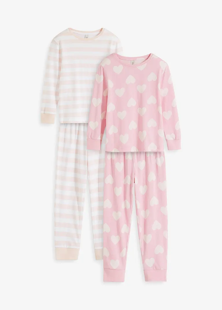 bonprix Mix-and-Match: Mädchen Pyjama im 4-tlg. Set - Kinder