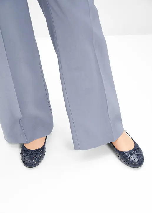 Bonprix Modern Und Bequem: Der Ballerina Von Bpc - Blau Weite Passform
