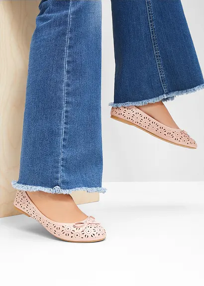 Bonprix Modern Und Bequem: Der Ballerina Von Bpc - Rosa Weite Passform