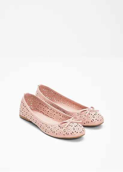 Bonprix Modern Und Bequem: Der Ballerina Von Bpc - Rosa Weite Passform