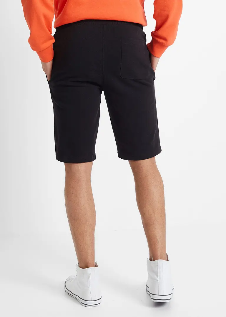 Bonprix Moderne Basic Sweat-Bermuda Mit Kontrastfarbener Kordel. - Herren