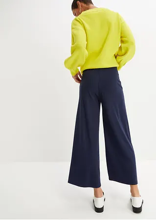 Bonprix Moderne Culotte Mit Weitem Bein - Blau Regular - Damen