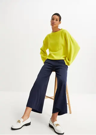Bonprix Moderne Culotte Mit Weitem Bein - Blau Regular - Damen