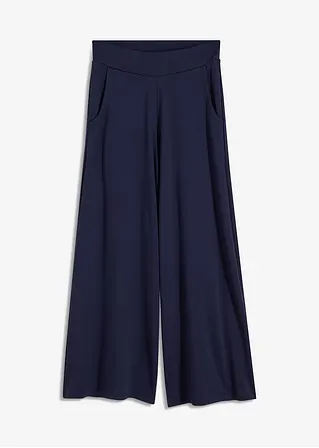 bonprix moderne Culotte mit weitem Bein - blau regular - Damen