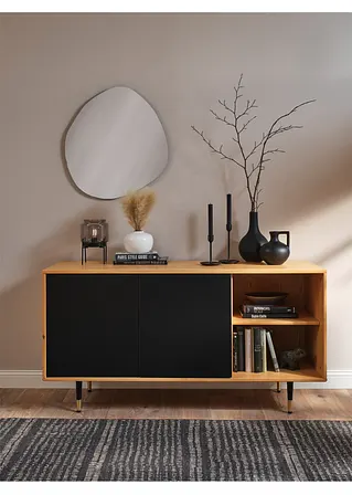 Bonprix Moderne Eleganz: Der Vielseitige TV-Schrank - Beige Lowboard