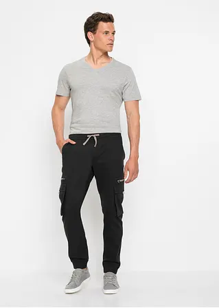 Bonprix Moderne Joggpants Mit Aufwendig Verarbeiteten Beintaschen In Angenehmer Stretch-Qualität