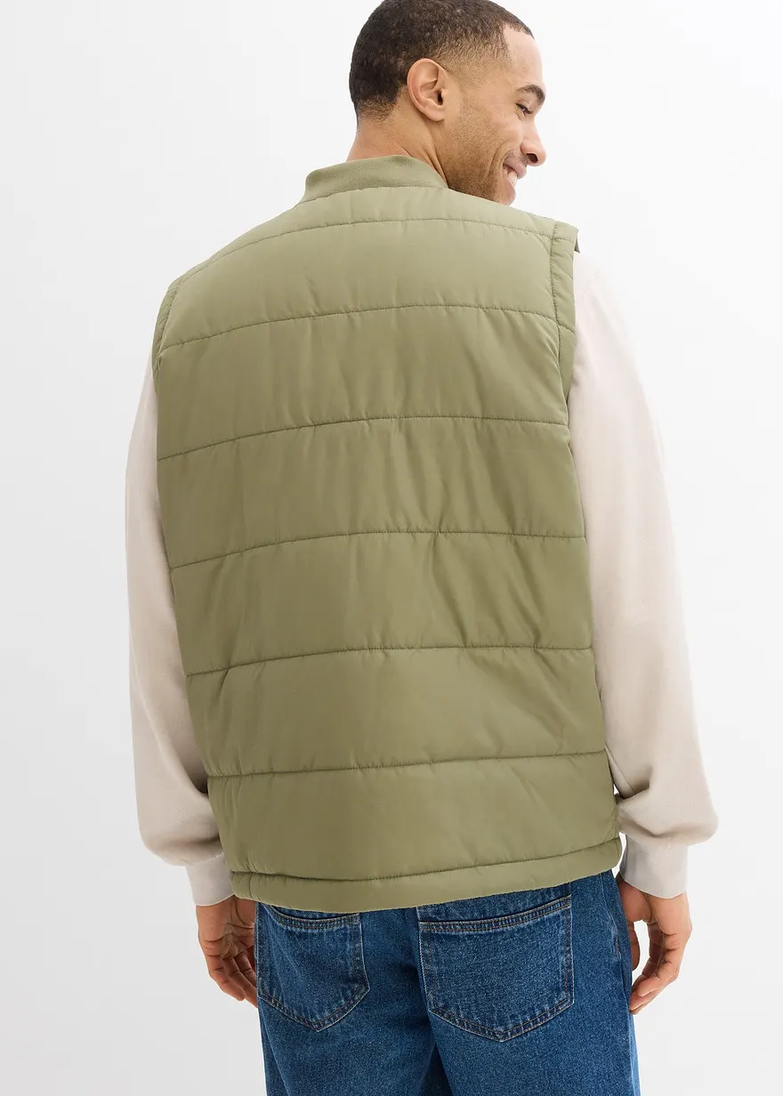 Bonprix Moderne Steppweste Mit Reißverschlussöffnung Und Aufgesetzten Taschen