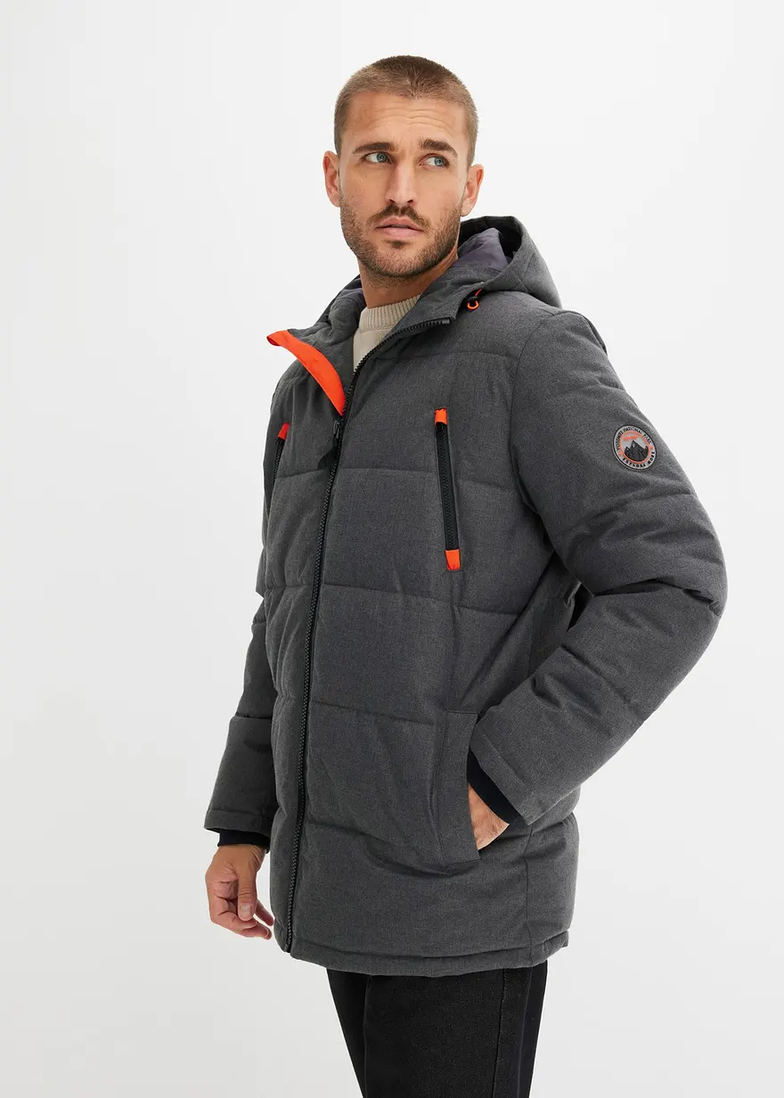 Bonprix Moderne Winterjacke Mit Kapuze Und Folgenden Funktionen: Wasserdicht Winddicht Atmungsaktiv Und Gefüttert