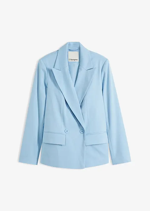 bonprix Moderner Blazer mit doppelter Knopfreihe - blau petite
