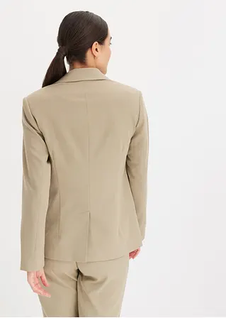 Bonprix Moderner Blazer Mit Doppelter Knopfreihe - Grün Petite