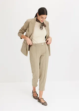 Bonprix Moderner Blazer Mit Doppelter Knopfreihe - Grün Petite