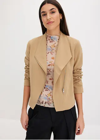 Bonprix Moderner Blouson Mit Reißverschluss - Braun - Damen