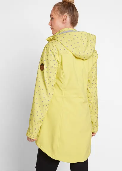 Bonprix Moderner Funktions-Softshell-Parka Mit Kapuze - Gelb