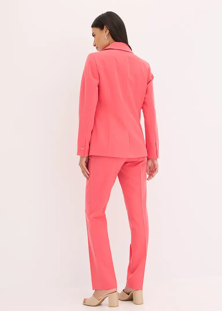 Bonprix Moderner Hosenanzug Mit Viskose-Anteil - Paradiespink Petite