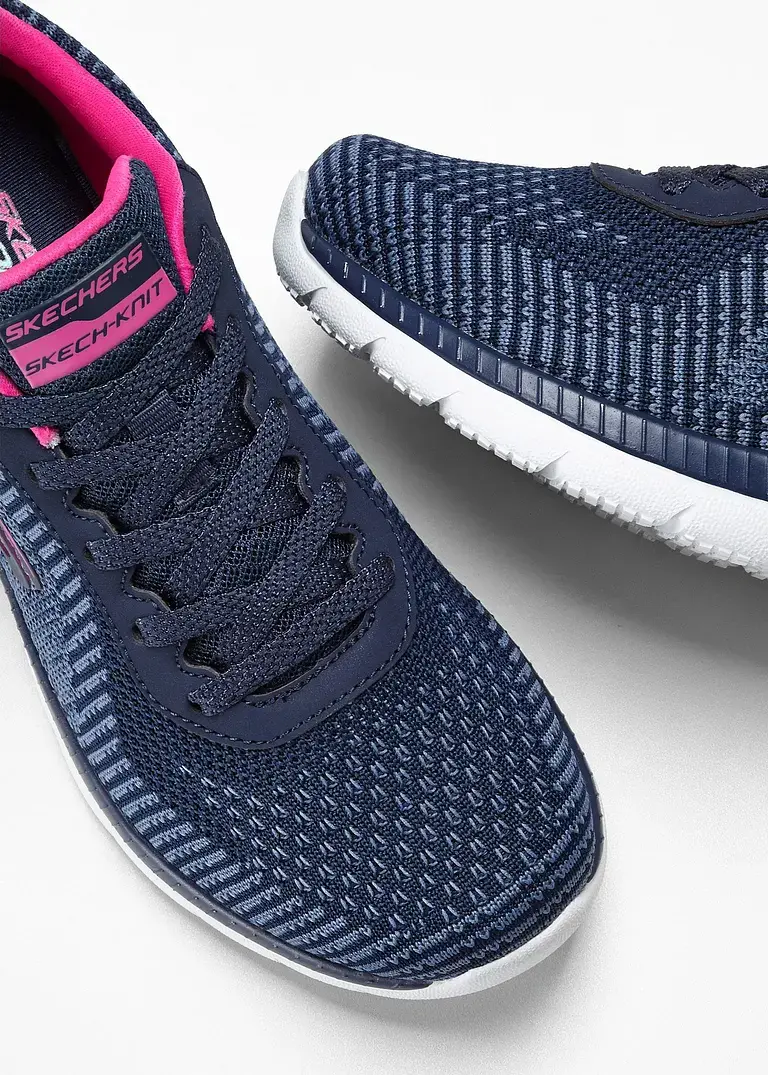 Bonprix Moderner Komfort Sneaker Von Skechers Mit Memory Foam - Blau