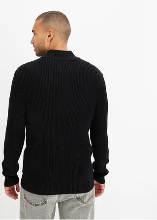 Bonprix Moderner Pullover Mit Troyerkragen Und Reißverschlussöffnung