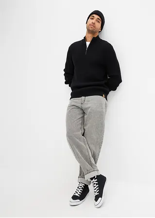 Bonprix Moderner Pullover Mit Troyerkragen Und Reißverschlussöffnung