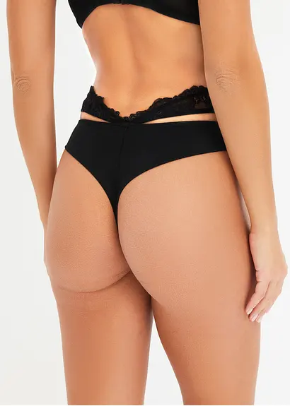 Bonprix Moderner String Mit Toller Spitze Und Ausgefallenem Design