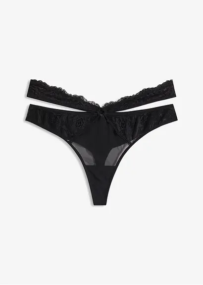 bonprix Moderner String mit toller Spitze und ausgefallenem Design