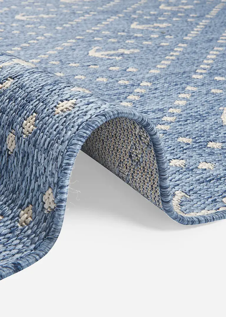 Bonprix Moderner Teppich Nicht Nur Für Balkon Und Terrasse - Blau