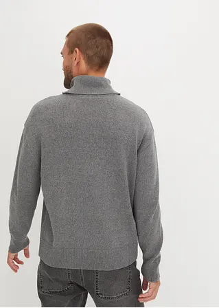 Bonprix Moderner Weiter Geschnittener Rollkragenpullover Mit überschnittenen Schultern