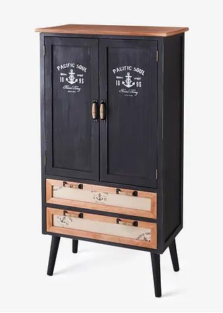 bonprix Moderner Wohnzimmerschrank - schwarz - Wohnen & Garten