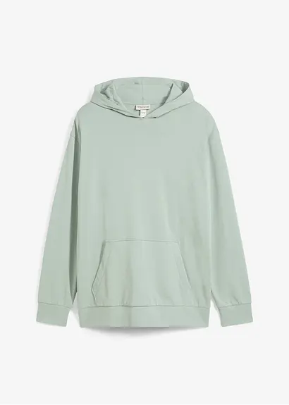 bonprix modernes Basic-Kapuzensweatshirt im angesagten Loose Fit innen weich angeraut