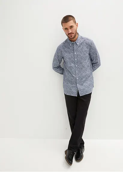 Bonprix Modernes Business-Hemd Im Regular Fit - Herren