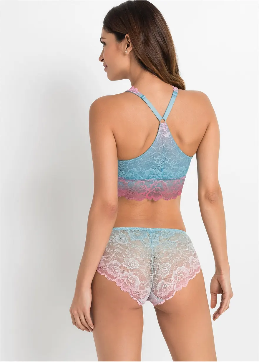 Bonprix Modernes Bustier In Modernem Farbverlauf - Blau - Damen