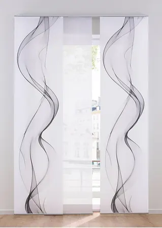 bonprix Modernes Design auf Blickdichtem Flächenvorhang