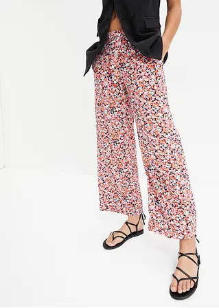 Bonprix Modernes Hose Mit Femininem Print - Orange - Damen