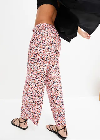 Bonprix Modernes Hose Mit Femininem Print - Orange - Damen