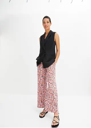 Bonprix Modernes Hose Mit Femininem Print - Orange - Damen