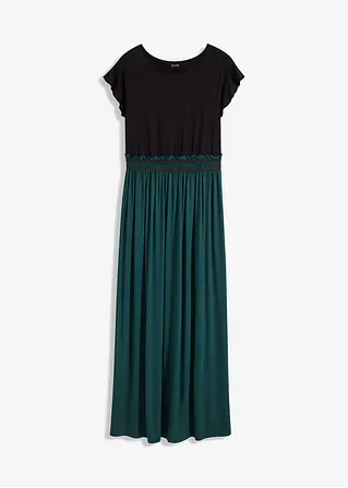 bonprix Modernes Kleid in 2 in 1 Optik - schwarz - Damen