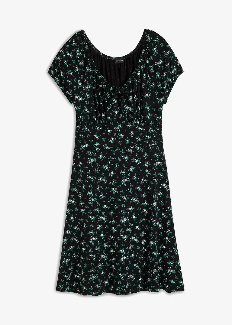 Bonprix Modernes Kleid Mit Ausgestelltem Rockteil Und Schönem Druck