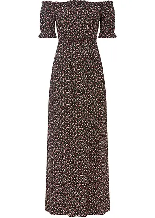 bonprix Modernes Kleid mit freien Schultern - schwarz regular