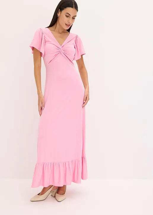 Bonprix Modernes Kleid Mit Rückenausschnitt - Rosa - Damen