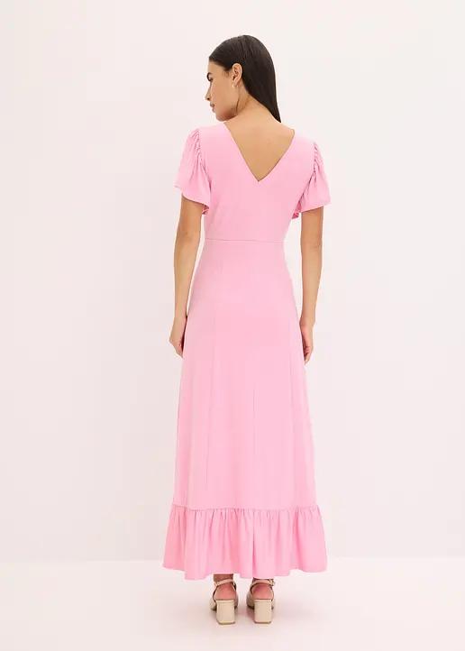 Bonprix Modernes Kleid Mit Rückenausschnitt - Rosa - Damen