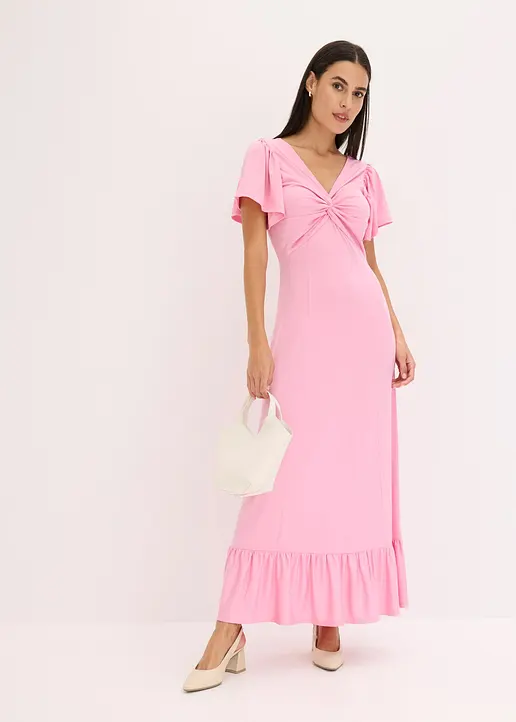Bonprix Modernes Kleid Mit Rückenausschnitt - Rosa - Damen