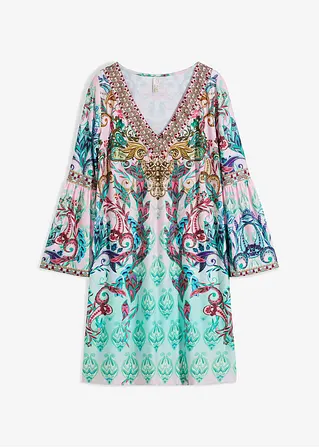 bonprix Modernes Kleid mit schönem Druck - blau - Damen