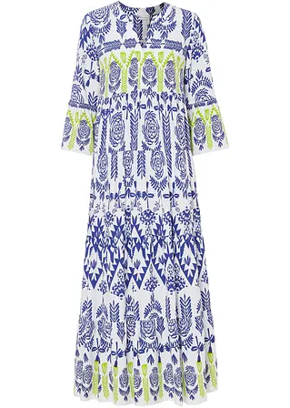 bonprix Modernes Kleid mit schönem Druck - weiß regular