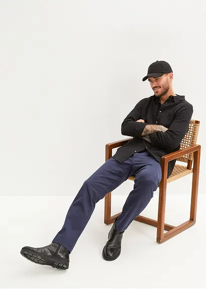 Bonprix Modernes Langarmhemd Aus Luftig-leichter Musselin-Qualität