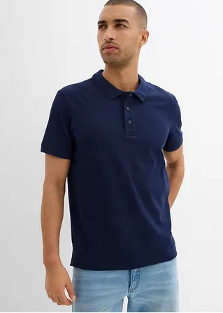 Bonprix Modernes Poloshirt In Piqué-Qualität Im Doppelpack