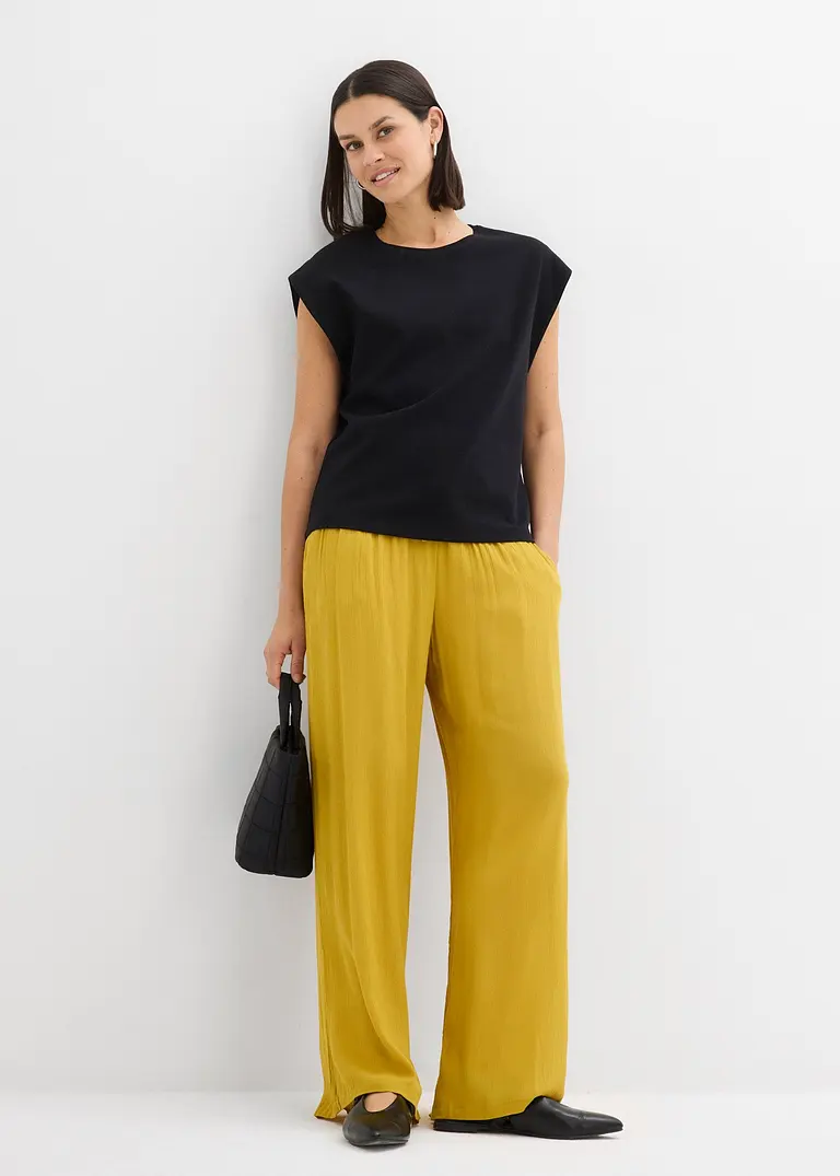 Bonprix Modernes Shirt Mit Rundhalsausschnitt Und Bequemer Passform