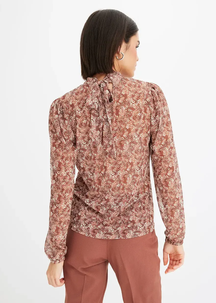 Bonprix Modernes Shirt Mit Schönem Druck - Beige - Damen
