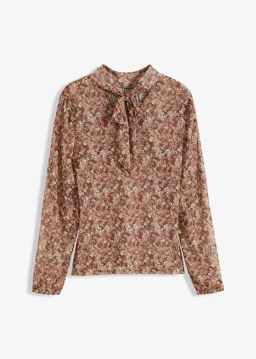 bonprix Modernes Shirt mit schönem Druck - beige - Damen
