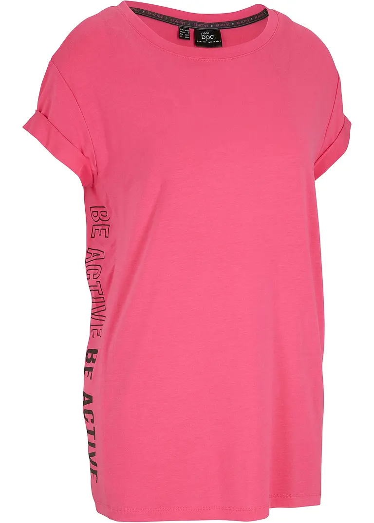 bonprix Modernes Sport-Shirt aus nachaltigem Material und mit seitlichem Druck