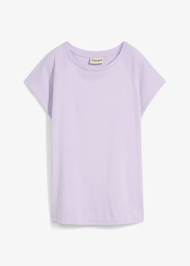 bonprix Modernes T-Shirt aus Bio-Baumwolle - lila - Damen
