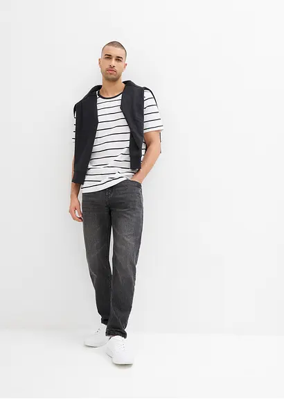 Bonprix Modernes T-Shirt Im Günstigen Doppelpack - Herren